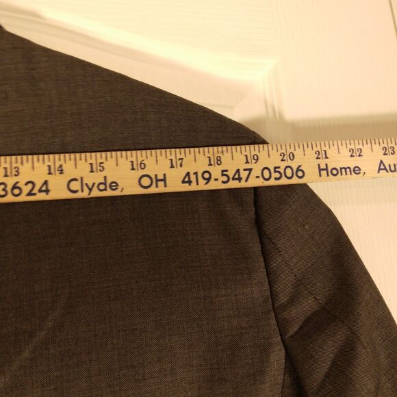 Brooks Brothers suit mens 346 regent fit 45L wool 38x31 gray 2 peice pants blzer - Picture 7 of 16